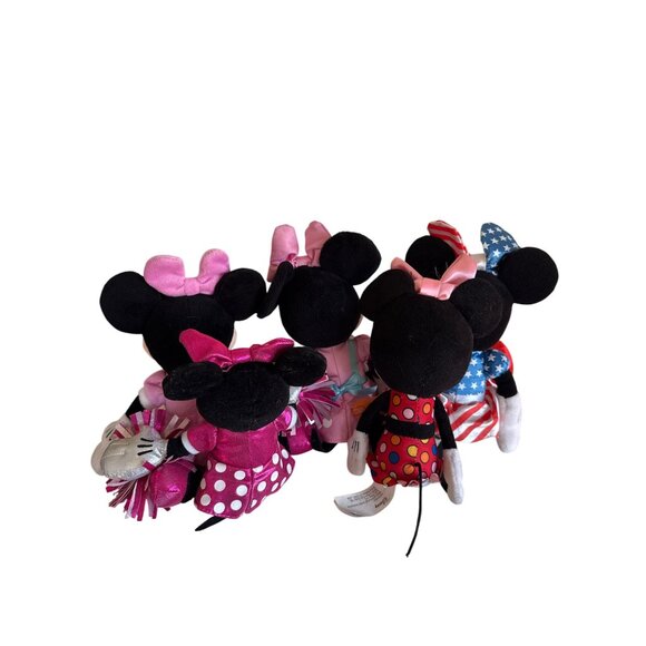 Disney Minnie Mouse Plush Toy Set Of 5 - Various Outfits & Themes - Picture 2 of 2